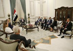 وفد اتحاد المحامين العرب يلتقي الرئيس العراقي على هامش فعاليات الاجتماع الطارئ للمكتب الدائم ببغداد