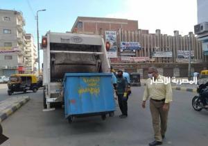 رفع ٩٠ طن من التراكمات ورش وتطهير الشوارع بمركز ومدينة شبراخيت