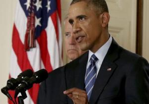 أوباما يحذر الكونجرس من رفض الإتفاق النووى مع إيران