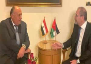 وزيرا خارجية مصر والأردن يؤكدان تمسكهما بحل الدولتين فى فلسطين