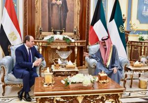 الرئيس السيسي يلتقي أمير دولة الكويت بقصر بيان