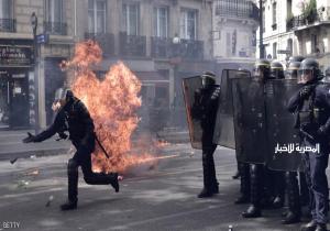 اشتباكات على هامش مسيرة يوم العمال في باريس