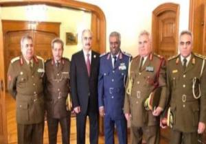 وصول قائد الجيش الوطنى الليبى المشير خليفة حفتر بنغازى