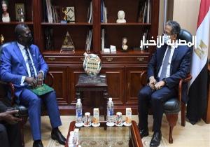 خالد العناني يستقبل وزير خارجية سيراليون
