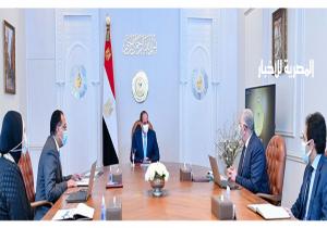 الرئيس السيسي يجتمع مع مدبولي لمتابعة منظومة الصادرات الزراعية المصرية