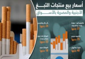إنفوجراف.. تعرف على أسعار السجائر المصرية والأجنبية