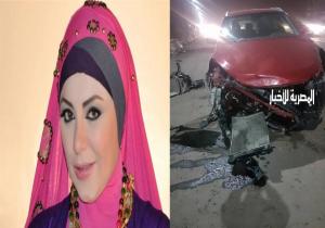 ميار الببلاوي تتعرض لحادث خطير وإصابة زوجها وابنها