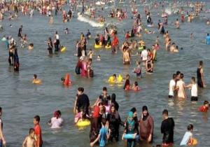 إنقاذ 28 حالة من الغرق بشواطئ رأس البر