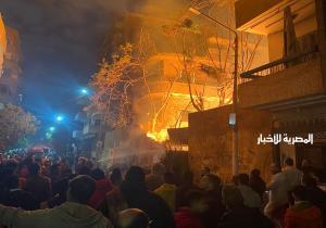 مصدر أمني: حريق مدرسة حدائق القبة امتد لعقار مجاور.. وتمت السيطرة بدون إصابات | صور