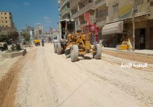 رئيس حي دار السلام يتابع تطوير ميدان وشارع حيوي