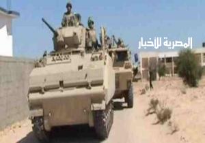 الهجوم الكاسح "للجيش المصري "على منطقة جبل الخروم في وسط سيناء