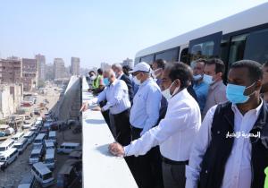 وزير النقل في مواقع العمل بمشروع التطوير الشامل للطريق الدائري حول القاهرة الكبرى