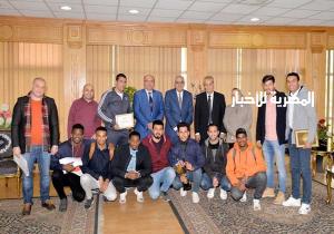 جامعة المنصورة تكرم الفائزين بالملتقى الأول الرياضي للوافدين