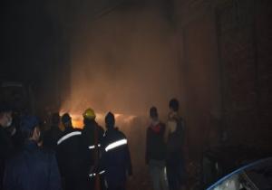 إصابة شخص فى حريق وحدة سكنية ببورسعيد