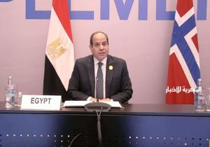 الرئيس السيسي: سنشجع الاستثمار بمشروعات الطاقة والوقود الأخضر لتحقيق التنمية الاقتصادية في مصر