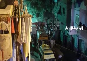 إصابات والبحث عن ناجين في انهيار عقار مكون من 3 طوابق بالإسكندرية / صور