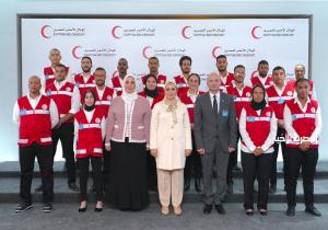 السيدة انتصار السيسي عن زيارتها لغرفة عمليات الهلال الأحمر المصري: لمست الإنسانية في أعظم صورها| صور