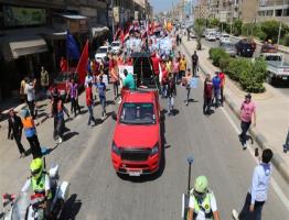 انطلاق مسيرة حاشدة للشباب والرياضة بكفرالشيخ احتفالا بثورة 30 يونيو