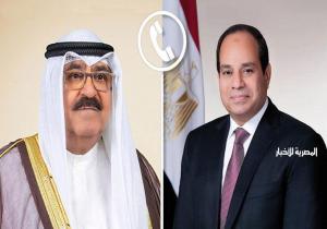 الرئيس السيسي وأمير الكويت يتبادلان التهنئة بمناسبة حلول شهر رمضان المعظم