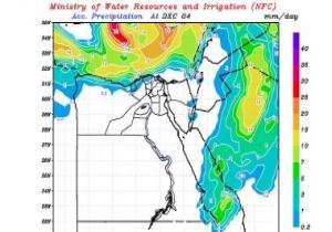 مركز التنبؤ بالفيضان: أمطار على القاهرة والسواحل الشمالية الأربعاء والخميس