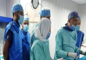مستشفى المنصورة الدولى تنجح في إجراء قسطرة مخية لمريضة 34 عاما