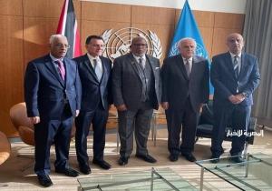 4 سفراء عرب يجتمعون برئيس الجمعية العامة للأمم المتحدة لبحث تطورات التصعيد فى غزة