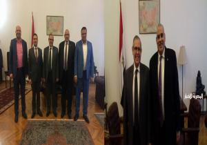 إيهاب نصرسفير مصر في روسيا الإتحادية يلتقى الجالية المصرية بها