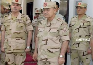 رئيس أركان حرب القوات المسلحة يشهد تنفيذ المرحلة الرئيسية للمشروع التكتيكي بجنود "نصر 56"
