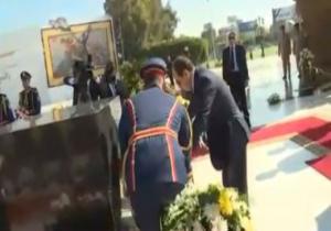 السيسى يضع إكليلا زهور على قبر الجندى المجهول ويجتمع بـ "الأعلى للقوات المسلحة"