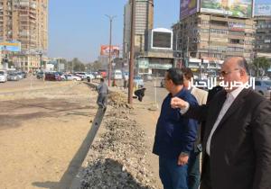 محافظ القاهرة يتفقد تطوير ميدان روكسي