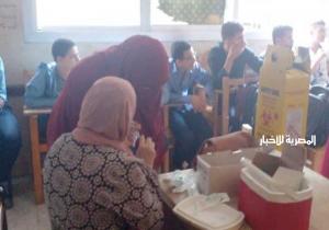 تطعيم طلاب وطالبات مدارس التمريض بكفر الشيخ ضد الفيروسات الكبدية | صور