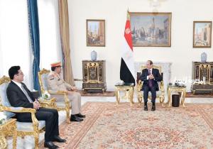الرئيس السيسي يستقبل وزير دفاع الجمهورية اليمنية