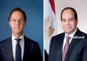 الرئيس السيسي ورئيس وزراء هولندا يبحثان اليوم جهود مصر لوقف إطلاق النار وتقديم المساعدات لغزة
