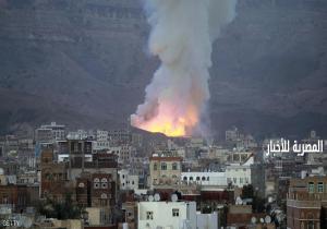 قصف جوي على مواقع "المتمردين" بصنعاء