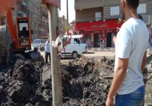 المرور ينتهى من أعمال إصلاح كابل كهرباء فى شارع ريحان بوسط القاهرة