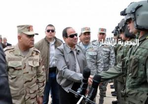 إجتماع أمني للرئيس السيسي مع قيادات المجلس الأعلى للقوات المسلحة