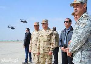 الرئيس عبدالفتاح السيسي يتابع خطة الحرب على الإرهاب فى سيناء