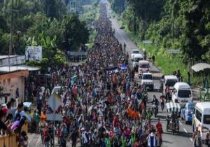 المكسيك تعتقل مئات المهاجرين القادمين من أمريكا الوسطى