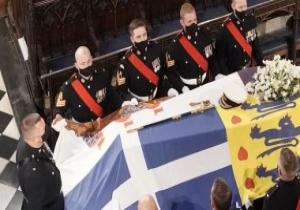حساب العائلة الملكية البريطانية يكشف عن صور جديدة من جنازة دوق إدنبرة اليوم