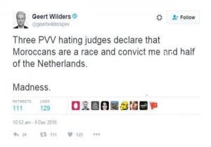 القضاء الهولندي يدين" الزعيم اليميني فيلدرز " بالتحريض على التفرقة