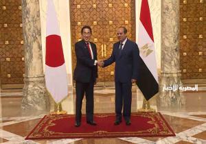 الرئيس السيسي يدعو الحكومة اليابانية لضخ المزيد من الاستثمارات في مصر