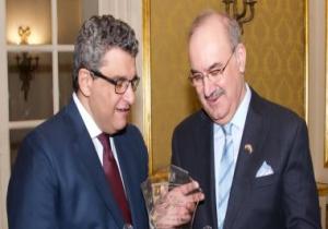 مساعد وزير الخارجية يكرم السفير العراقى بالقاهرة بمناسبة انتهاء فترة عمله