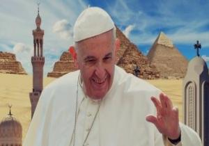 بابا الفاتيكان يصل القاهرة في زيارة تاريخية