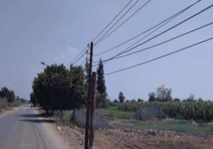 كهرباء جنوب الدلتا: عامود كهرباء قرية " دنوشر "بالمحلة من اختصاص الوحدات المحلية