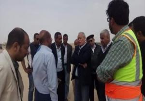 محافظ الأقصر يتابع العمل بمحطة المعالجة بالمدامود بحرى بمدينة الزينية