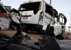 إصابة 6 أشخاص في حادث تصادم بكفر الشيخ