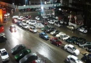سقوط أمطار على مدينتى بورسعيد وبورفؤاد