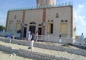 افتتاح مسجد الروضة ببئر العبد للصلاة بعد أيام من إغلاقه بسبب الحادث الإرهابى