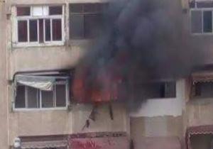 مصرع طفل فى حريق التهم شقة سكنية بمنيا القمح بالشرقية
