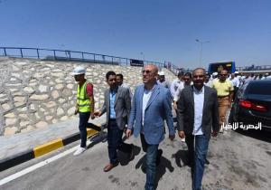 وزير الاسكان يتفقد محطة معالجة الصرف الصحي والصناعى بنظام المعالجة الثنائية بمدينة النوبارية